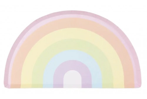 Assiettes iridescent Arc en Ciel