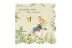 16 serviettes Pierre Lapin