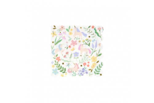 Serviettes Licorne des prairies