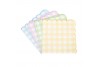 Serviettes Vichy pastel x 16