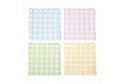 Serviettes Vichy pastel x 16