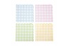 Serviettes Vichy pastel x 16