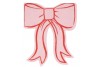 Serviettes noeud rose x 16