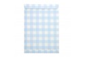 Pochettes vichy bleu x 8