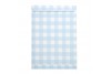 Pochettes vichy bleu x 8