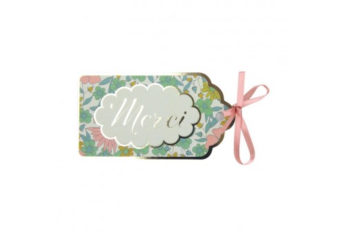 Etiquettes Merci Liberty shabby