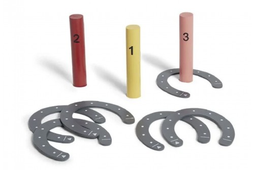 Jeu lancer du fer à cheval