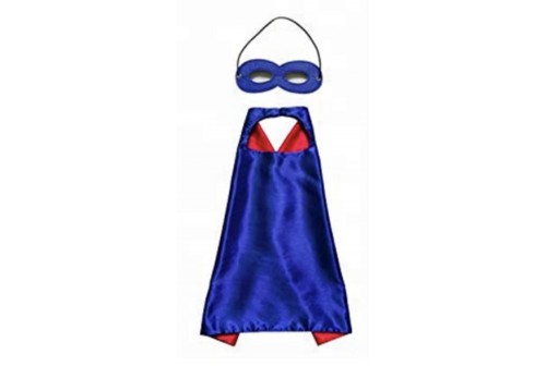 Cape & masque super héros réversible