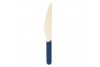 Couteaux en bois bleu & or