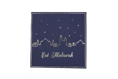 Serviettes Eid Mubarack