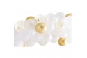 Ballons blancs et or x 40