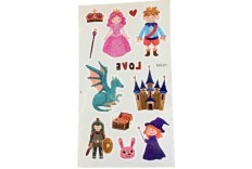 Tatouages princesse et chevalier