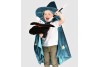 Costume magicien sorcier bleu & or