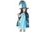 Costume magicien sorcier bleu & or