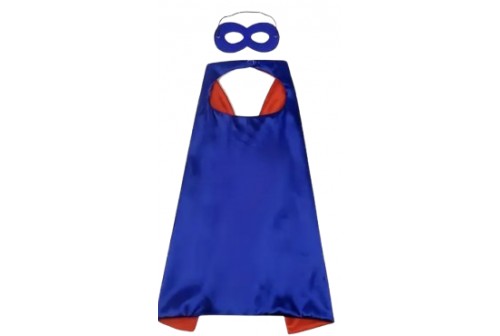 Cape & masque super héros réversible