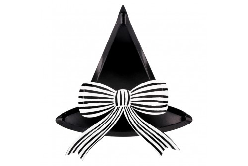 Assiettes chapeau de sorcière x 8