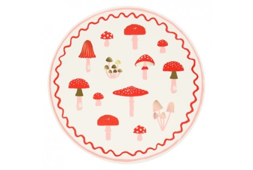 Assiettes champignons