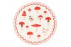Assiettes champignons