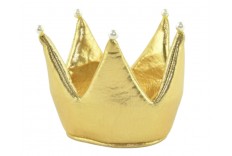 Couronne dorée avec perles