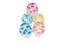ballon sous la mer x 5