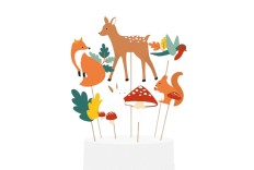 Pics à gâteau Animaux de la forêt