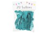 Ballon bleu baltique - Set de 10 ballons