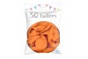 Ballon orange - set de 10 ballons