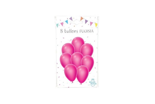 Ballons anniversaire fushia