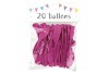 Ballons anniversaire fushia