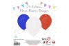 Ballon Bleu blanc rouge x 10