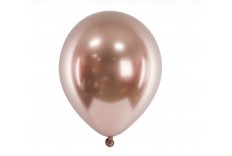 Ballon rose gold miroir - set de 10 ballons