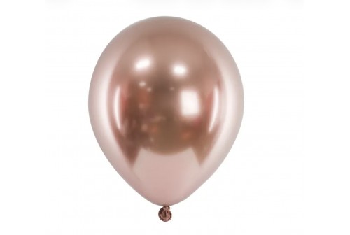 Ballon rose gold miroir - set de 10 ballons