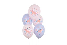 ballon licorne féérique x 5