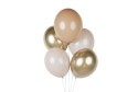 10 ballons mix dorés