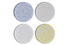 Assiettes florales x 8