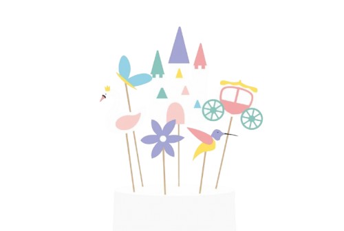 Pics à gâteau princesse