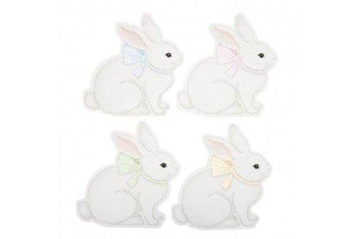 Assiettes lapin et vichy