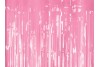 Rideau frangé rose
