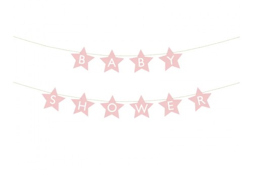 Guirlande étoiles Baby Shower