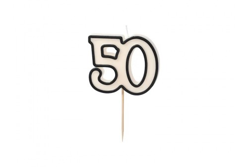 Bougie noire 50 ans