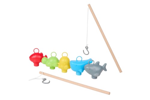 Jeu de pêche animaux marins