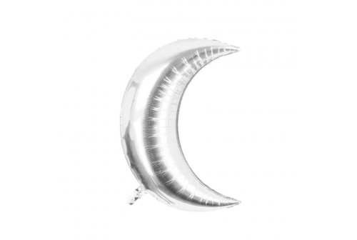 Ballon Mylar Lune XL argent