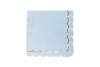 Serviettes rose pastel x 16