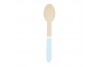 Cuirllers en bois bleu pastel & or