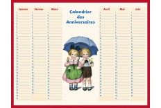 calendrier des anniversaires n° 2