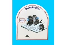 Disque table de multiplication "chats"