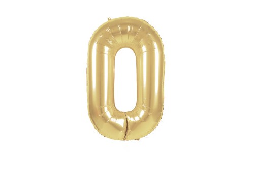 Ballon Mylar Chiffre or