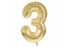 Ballon Mylar Chiffre or