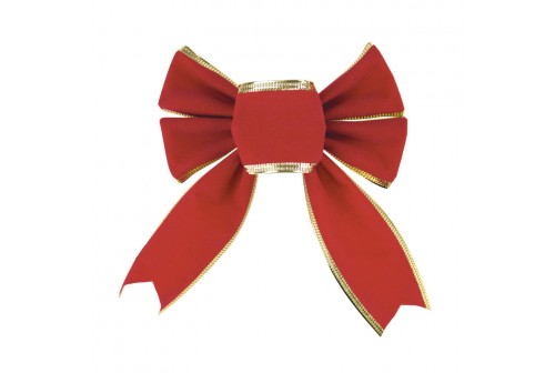 Grand noeud rouge & or
