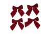 Noeud bordeau x 4
